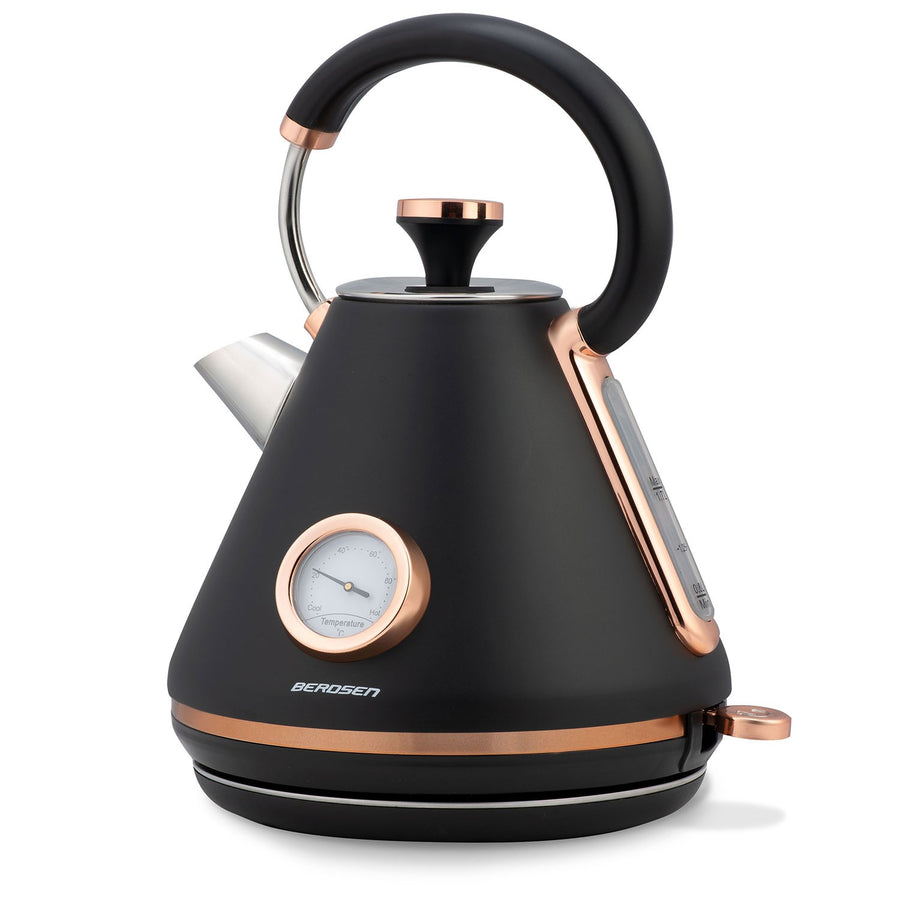 Elkedel med temperaturmåler og 1,7L kapacitet - Elegant design til dit køkken