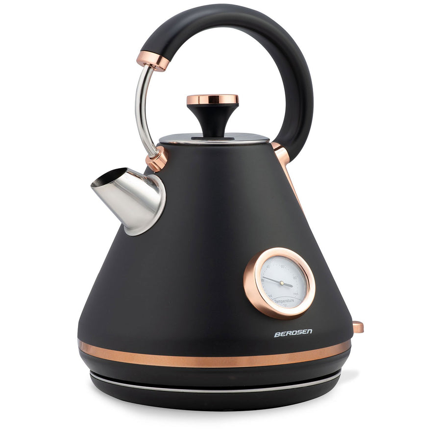 Elkedel med temperaturmåler og 1,7L kapacitet - Elegant design til dit køkken