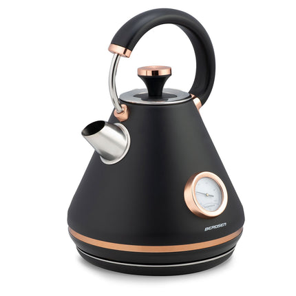 Elkedel med temperaturmåler og 1,7L kapacitet - Elegant design til dit køkken