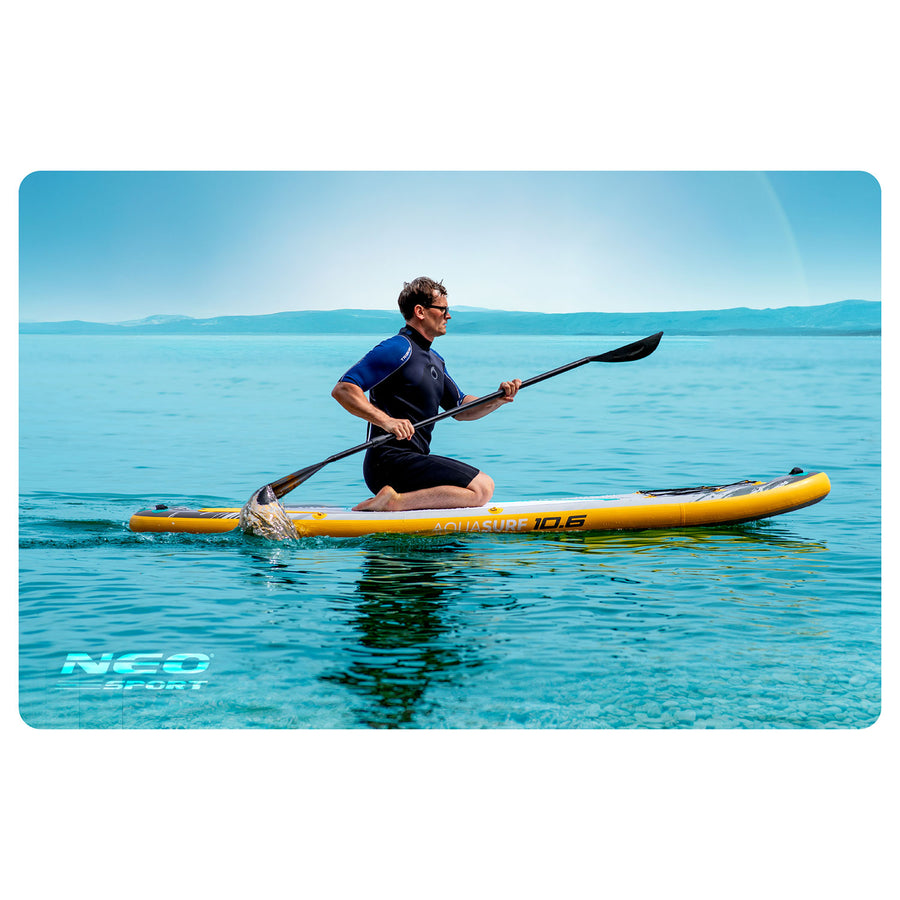 SUP-board til sjov og afslapning på vandet - 320 cm, komplet sæt med pagaj, pumpe og rygsæk