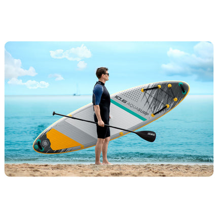 SUP-board til sjov og afslapning på vandet - 320 cm, komplet sæt med pagaj, pumpe og rygsæk