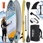 SUP-board til sjov og afslapning på vandet - 320 cm, komplet sæt med pagaj, pumpe og rygsæk