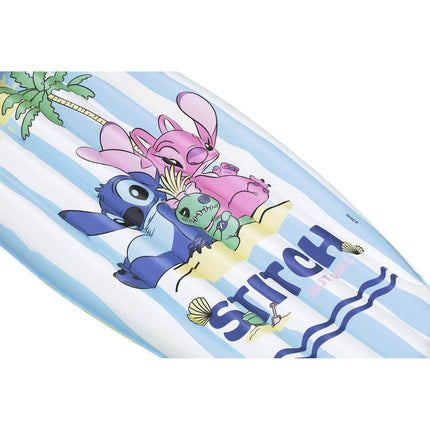 Oppusteligt svømmebræt Lilo & Stitch 114 x 46 cm med to håndtag og reparationslap – Bestway