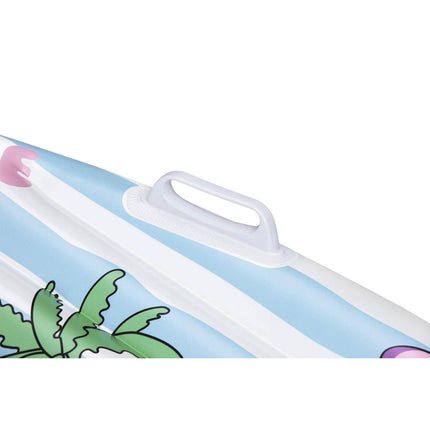 Oppusteligt svømmebræt Lilo & Stitch 114 x 46 cm med to håndtag og reparationslap – Bestway