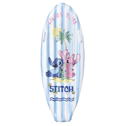 Oppusteligt svømmebræt Lilo & Stitch 114 x 46 cm med to håndtag og reparationslap – Bestway
