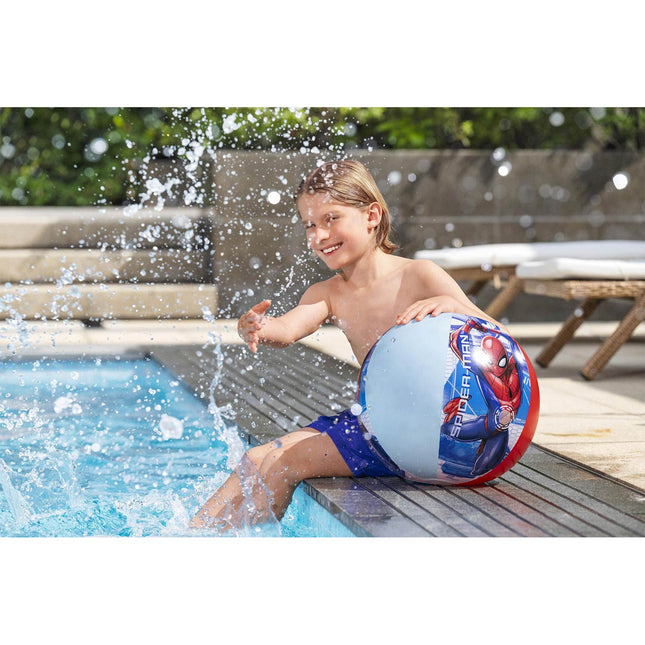 Oppustelig strandbold med Spider-Man-motiv, 51 cm – Bestway