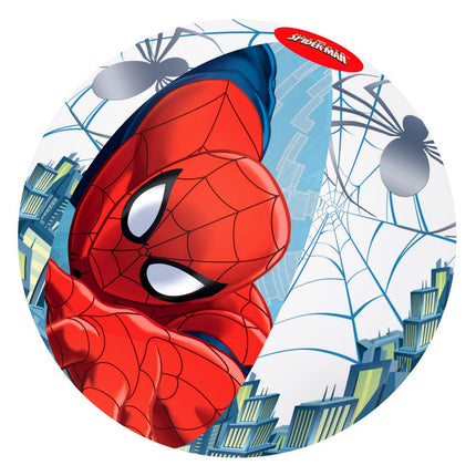 Oppustelig Spider-Man bold 51 cm til stranden og leg