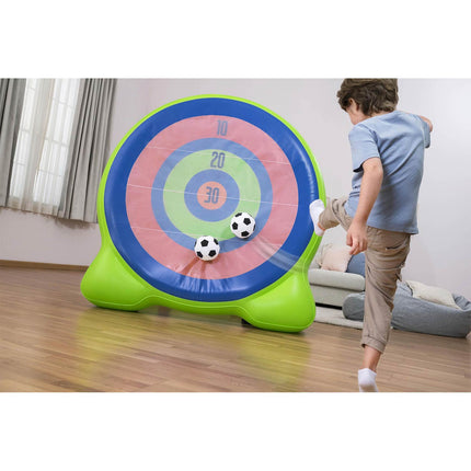 Oppusteligt havespil med kæmpe målskive, 2 bolde og 3 økser, 157 x 107 x 157 cm – Bestway
