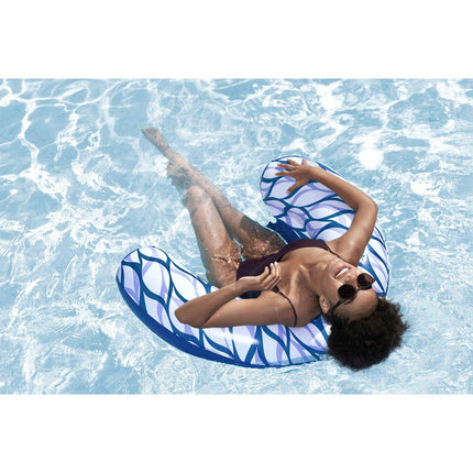 Oppustelig flydemadras med siddeplads og CoolDown-mesh, 119 x 67,5 cm – Bestway