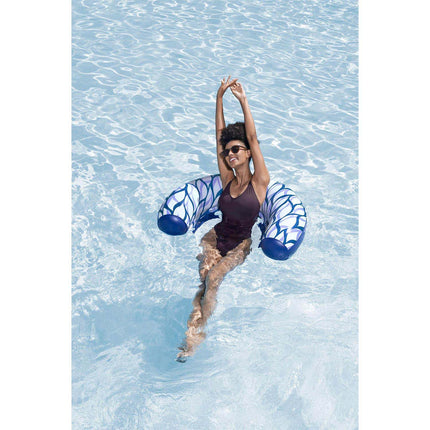 Oppustelig flydemadras med siddeplads og CoolDown-mesh, 119 x 67,5 cm – Bestway