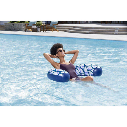 Oppustelig flydemadras med siddeplads og CoolDown-mesh, 119 x 67,5 cm – Bestway