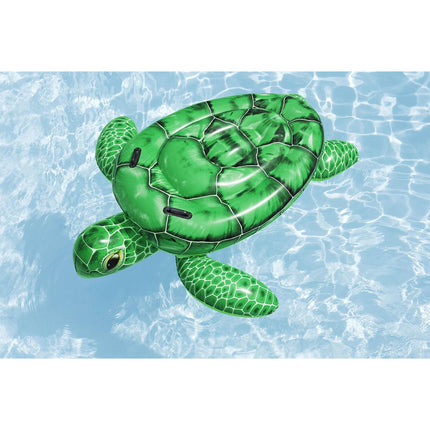 Stor oppustelig skildpadde til vandet 150 x 145 cm med håndtag, op til 45 kg, fra 3 år – Bestway