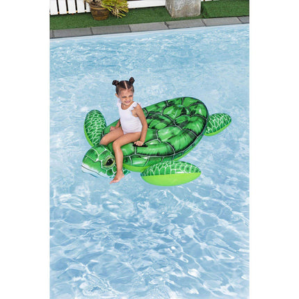 Stor oppustelig skildpadde til vandet 150 x 145 cm med håndtag, op til 45 kg, fra 3 år – Bestway