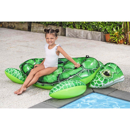 Stor oppustelig skildpadde til vandet 150 x 145 cm med håndtag, op til 45 kg, fra 3 år – Bestway