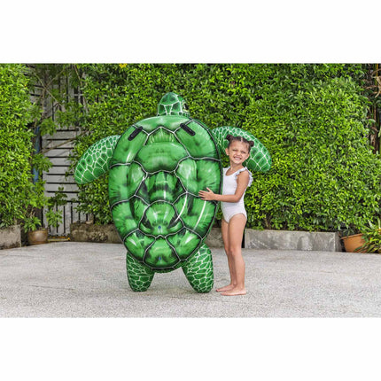 Stor oppustelig skildpadde til vandet 150 x 145 cm med håndtag, op til 45 kg, fra 3 år – Bestway