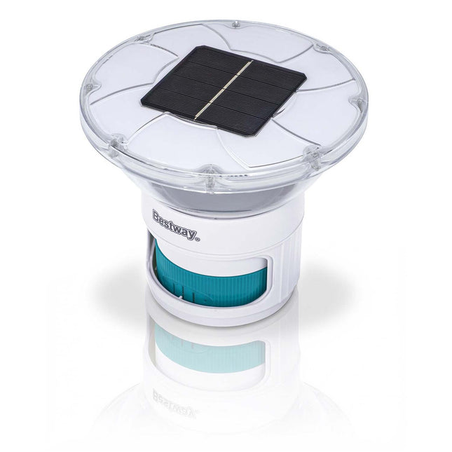 Flydende klordoser til pool med solcelledrevet LED-lys og 9 lystilstande – Bestway