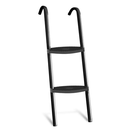 Stige med 2 trin til havetrampolin 183–252 cm (6–8 ft) – stål og plast, sort