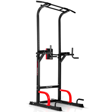 Fritstående træningsstation til pull-ups, dips, armbøjninger og benløft – 150 kg