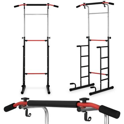 Multifunktionel fritstående pull-up bar til hjemmetræning med justerbar højde og skridsikre fødder