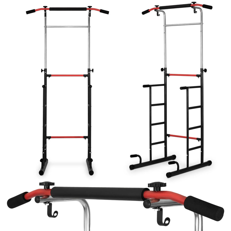 Multifunktionel fritstående pull-up bar til hjemmetræning med justerbar højde og skridsikre fødder