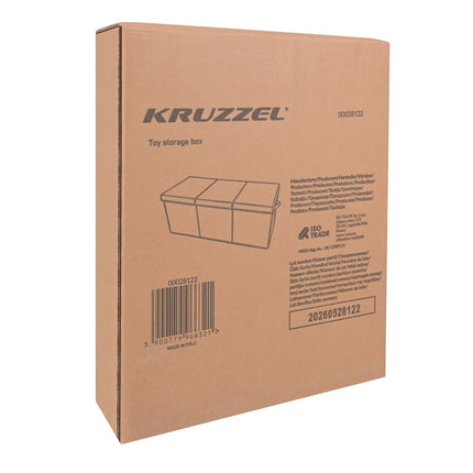 Legetøjskasse – sort Kruzzel