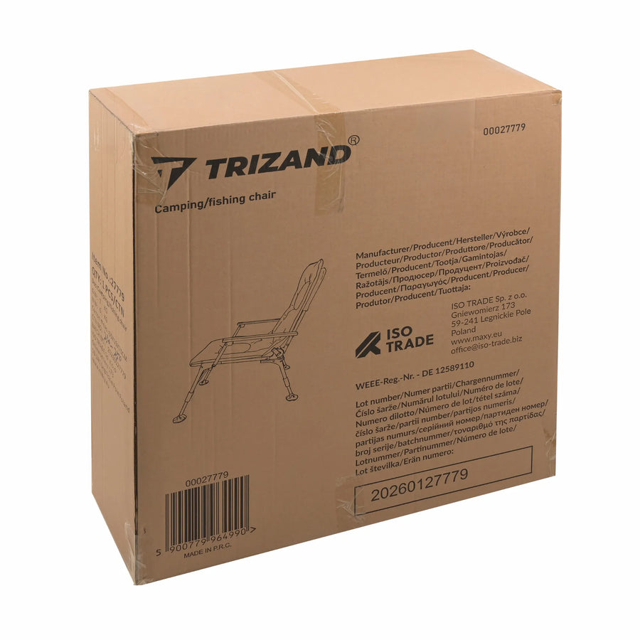 Trizand justerbar lystfiskerstol