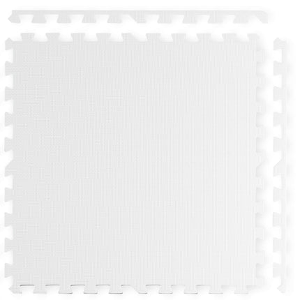 Blød skummåtte til leg og kravlen - 4 dele i grå og hvid, 60x60 cm