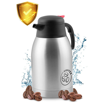 Rummelig 2-liters vakuumkande til varme og kolde drikke