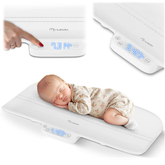 Elektronisk babyvægt til præcis vægtmåling og udviklingsovervågning af spædbørn