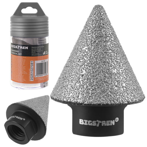 Diamant konisk bor 2-35mm til sten, fliser og beton med M14 gevind