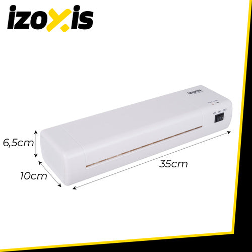 A4 laminator med trimmer og 60 folier – lamineringsmaskine til 150-250 mikron, varm og kold