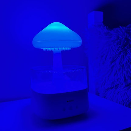 Humidifier med LED Natlampe og Regn Effekt – Skab Hyggelig Atmosfære