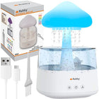 Humidifier med LED Natlampe og Regn Effekt – Skab Hyggelig Atmosfære