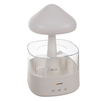 Humidifier med LED Natlampe og Regn Effekt – Skab Hyggelig Atmosfære