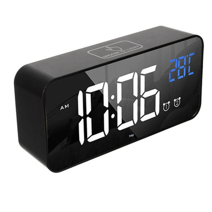 LED vækkeur med snooze og lydaktivering