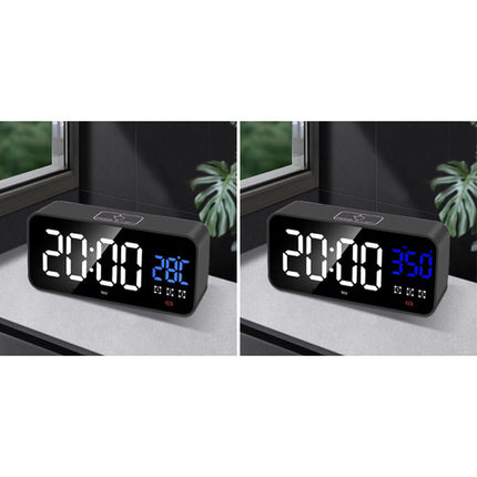 LED vækkeur med snooze og lydaktivering