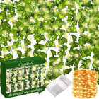 Naturlig Kunstig Vinstok med LED Belysning – Perfekt til Indretning