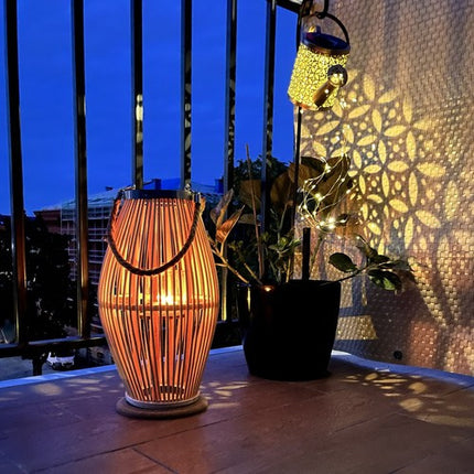 Bambuslanterne til Terrassen – Elegant og Funktionel Belysning