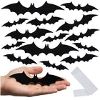 3D flagermus dekoration - 56 stk. til Halloween og fest