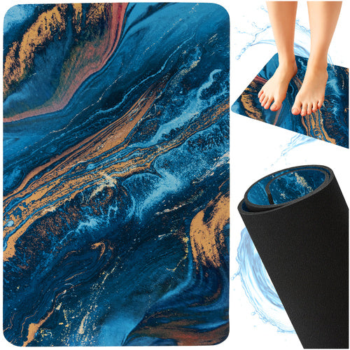 Badeværelsesmåtte 60x40 cm - Absorberende og skridsikker