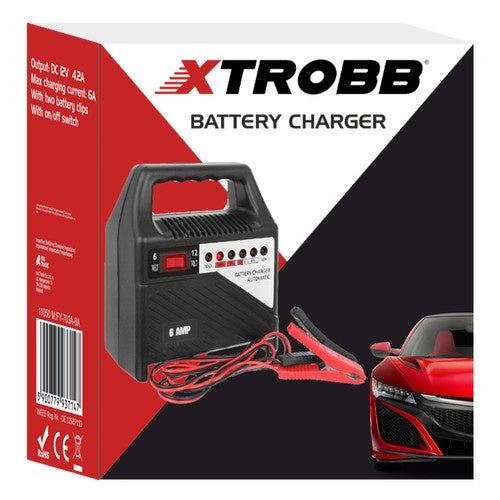 Batteri Oplader 12V 6A – Intelligent og Effektiv