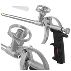 Skumpistol i metal med justerbar flowregulering til montageskum
