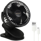 Trådlig bordventilator med klips og 360° justering