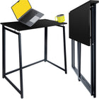Foldbar skrivebord i moderne loftstil med stabilt design