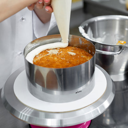Justerbar Kageramme 16-30 cm - Perfekt til Lagkager og Dessert