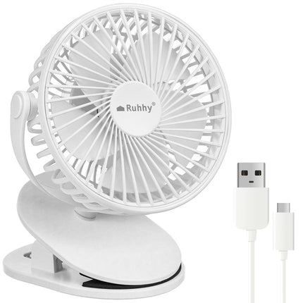 Trådlig bordventilator med klips og 360° justering