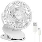 Trådlig bordventilator med klips og 360° justering