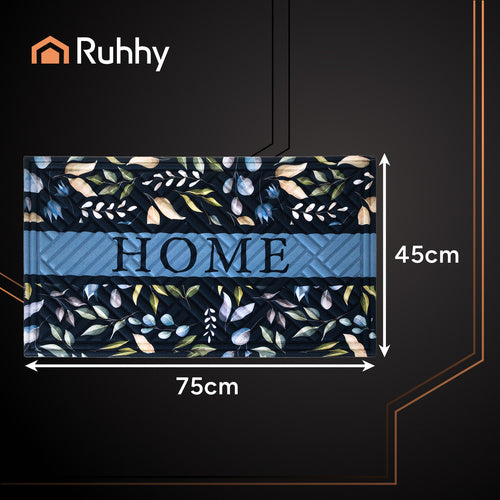 Robust doormat 75x45 cm med skridsikker bund og stilfuldt design