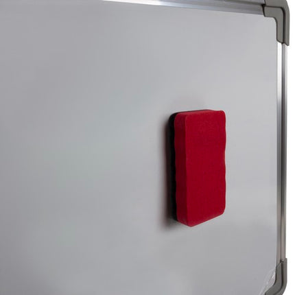 Magnetisk Tør- og Slet Tavle 90 x 60 cm – Inkl. Markører, Magneter og Svamp