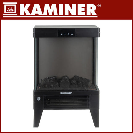 EmbeGO 2000W elektrisk radiator med flammeeffekt